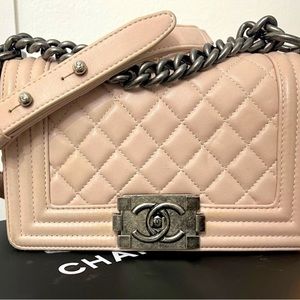 CHANEL Boy light Pink (blush color)